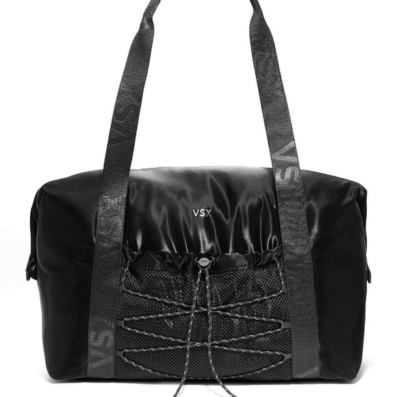 ⭐ Victoria's Secret VSX Sport Duffle Gym Bag in Black Shark - Picture 1 of 15